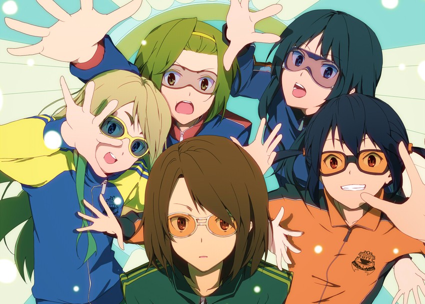 akiyama mio, nakano azusa, hirasawa yui, tainaka ritsu, kotobuki tsumugi, and 1 more (k-on!) drawn by nishiuri_warito