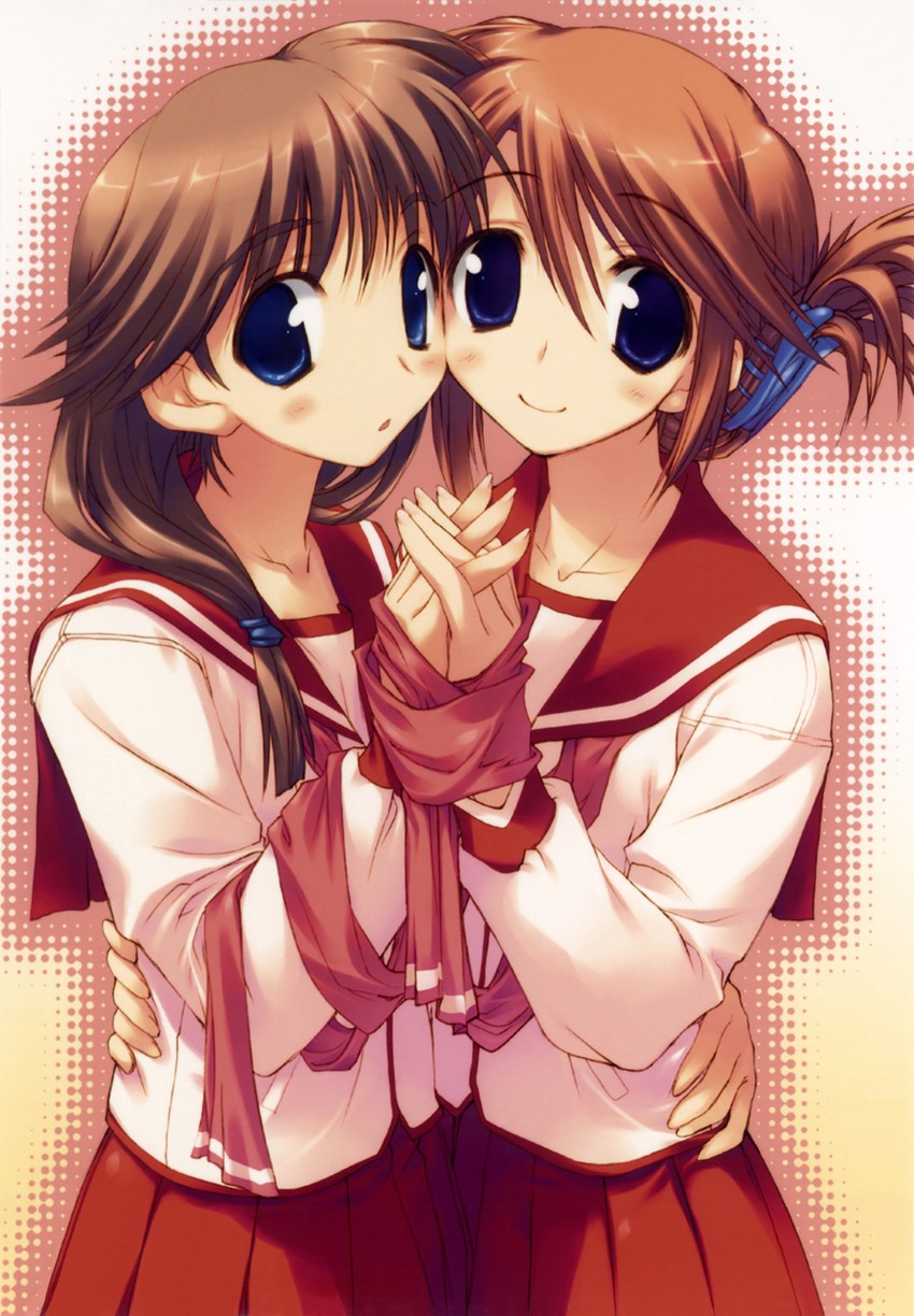 komaki manaka and komaki ikuno (to heart and 2 more) drawn by amazuyu_tatsuki