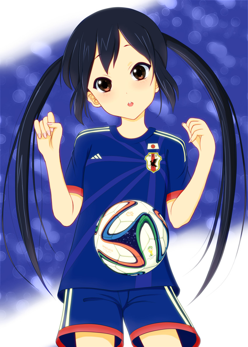 nakano azusa (k-on! and 2 more) drawn by hiro9779