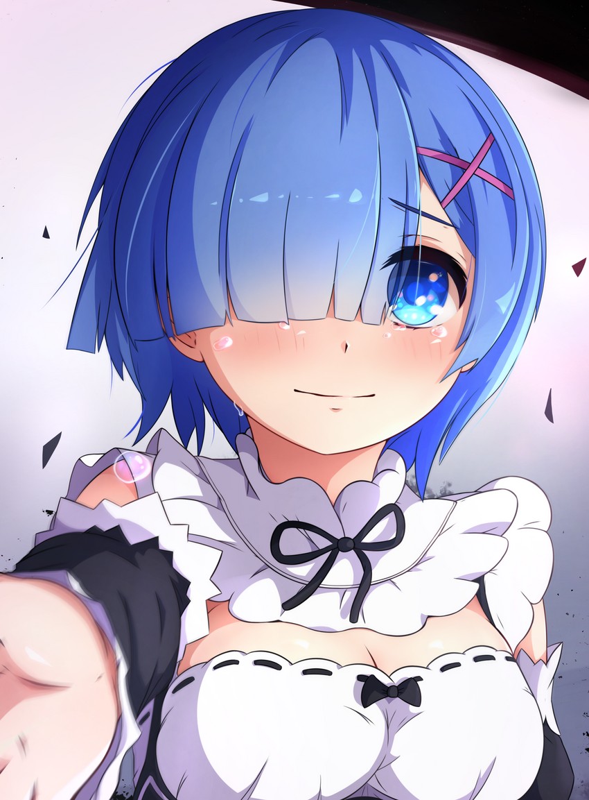 rem (re:zero kara hajimeru isekai seikatsu) drawn by usagihop