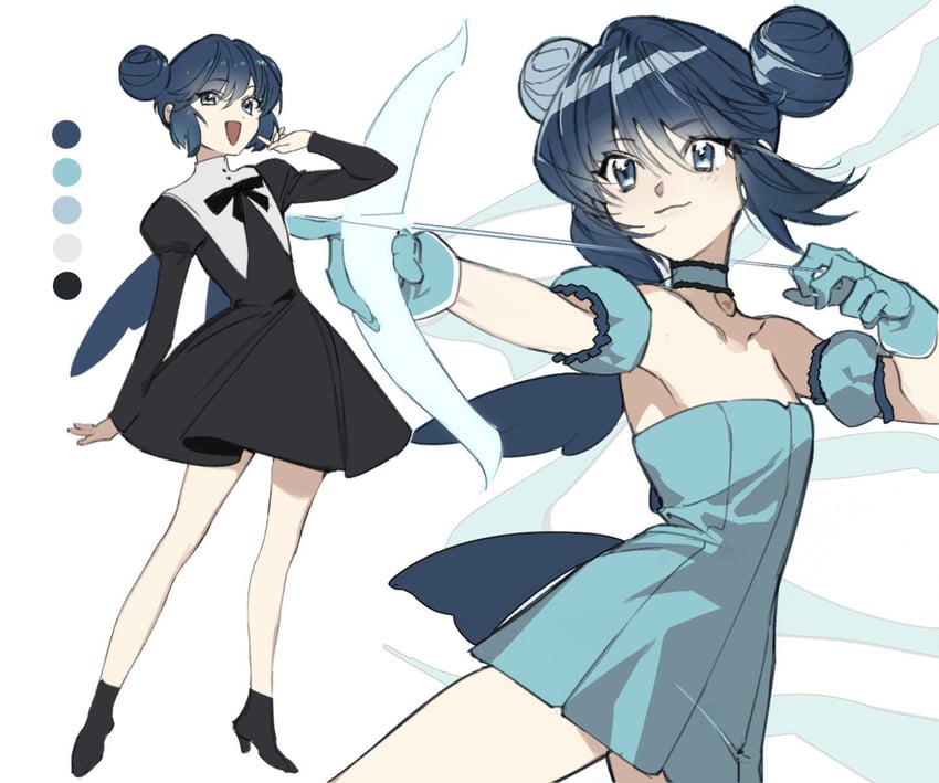 aizawa mint and mew mint (tokyo mew mew) drawn by lingzi