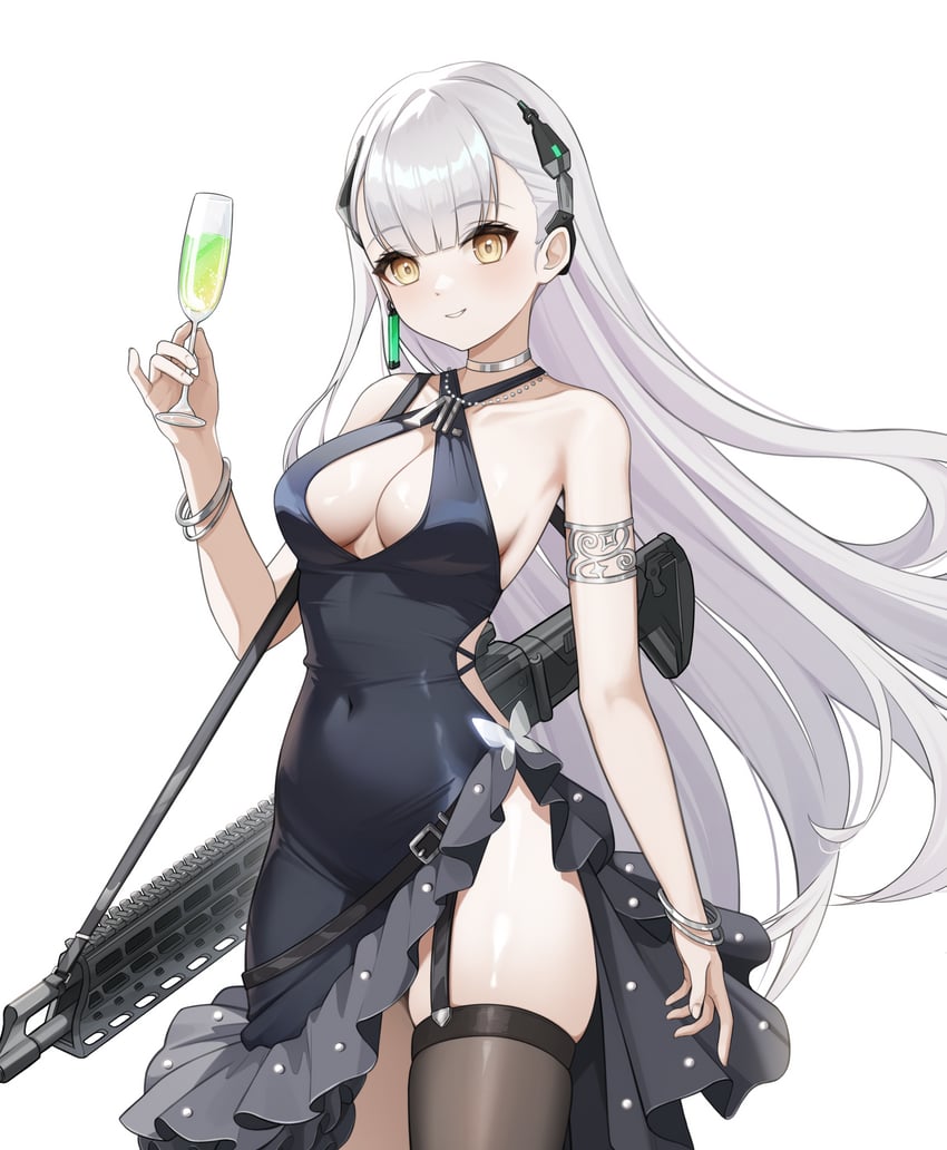 ak-alfa and tololo (girls' frontline and 1 more) drawn by romi_(9_romi_7)