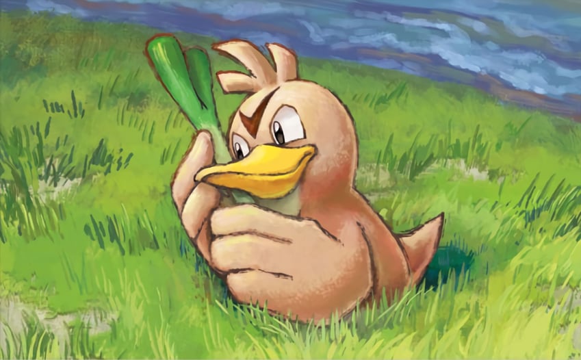 farfetch'd (pokemon and 1 more) drawn by yamaki_eri