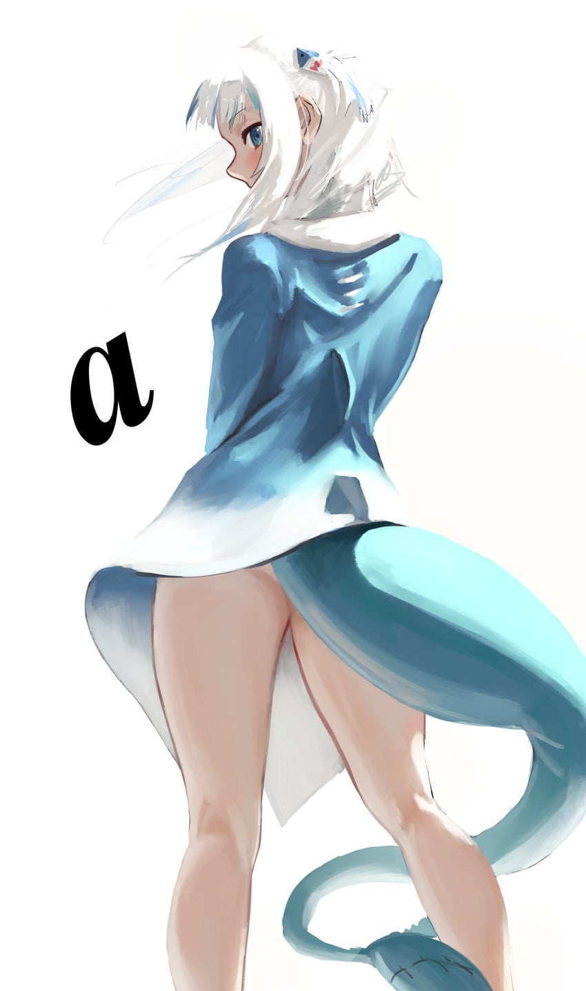 gawr gura (hololive and 1 more) drawn by saku28364931