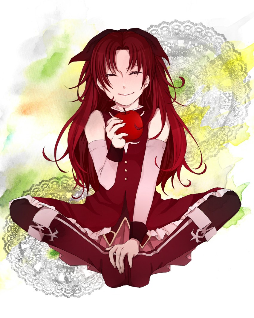 sakura kyoko (mahou shoujo madoka magica) drawn by hiro_satochi