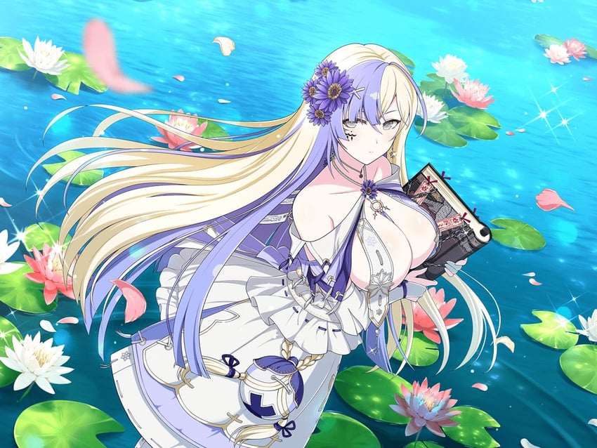 suiren (senran kagura and 1 more) drawn by yaegashi_nan