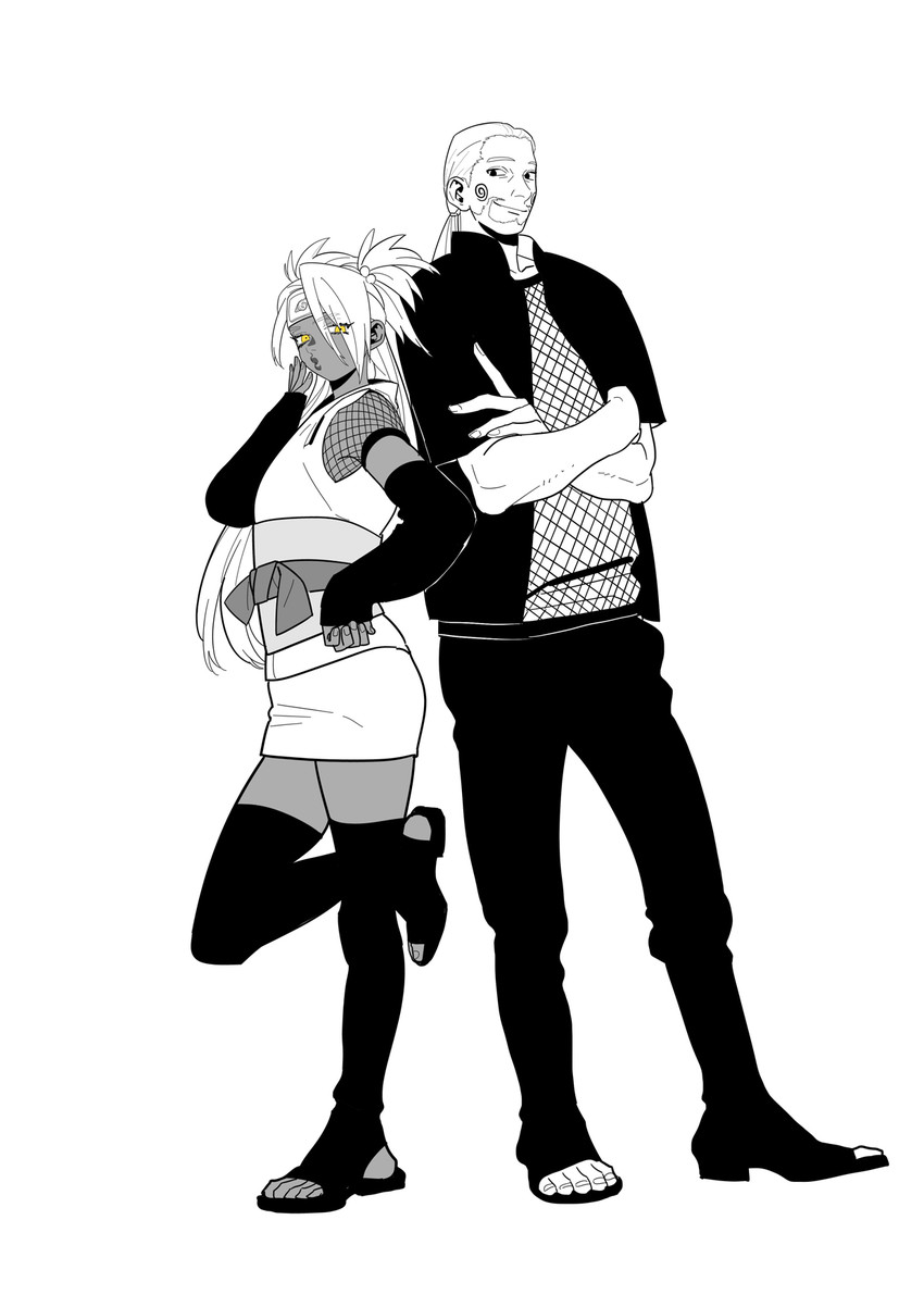 akimichi chouji and akimichi chouchou (naruto) drawn by coco_(pixiv1133712)