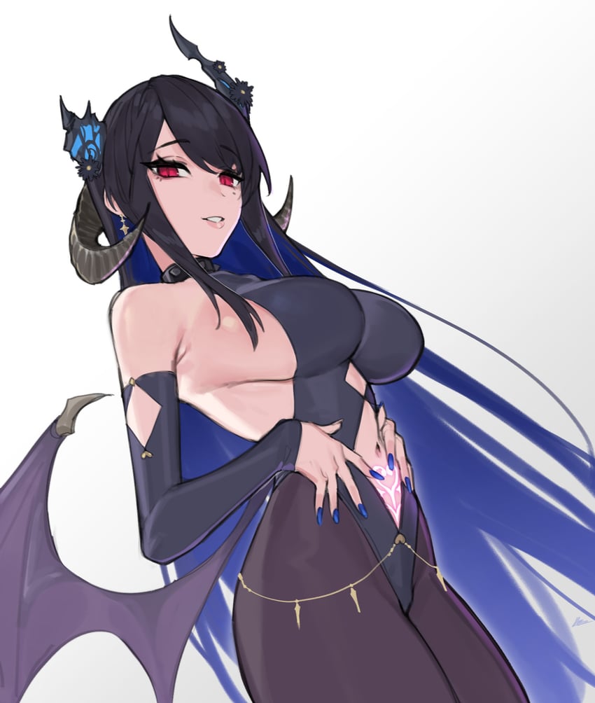 nerissa ravencroft (hololive and 1 more) drawn by dasdokter