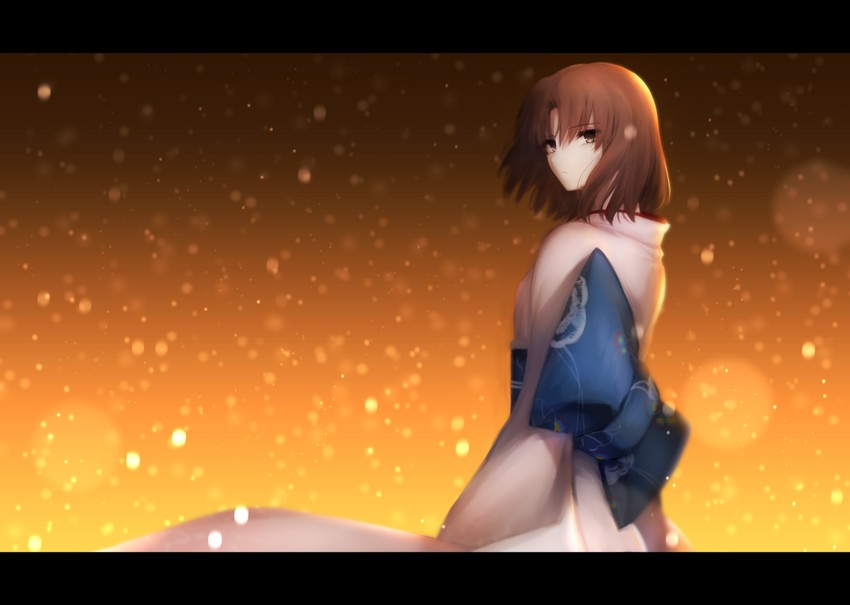 ryougi shiki and void shiki (kara no kyoukai) drawn by okakasushi