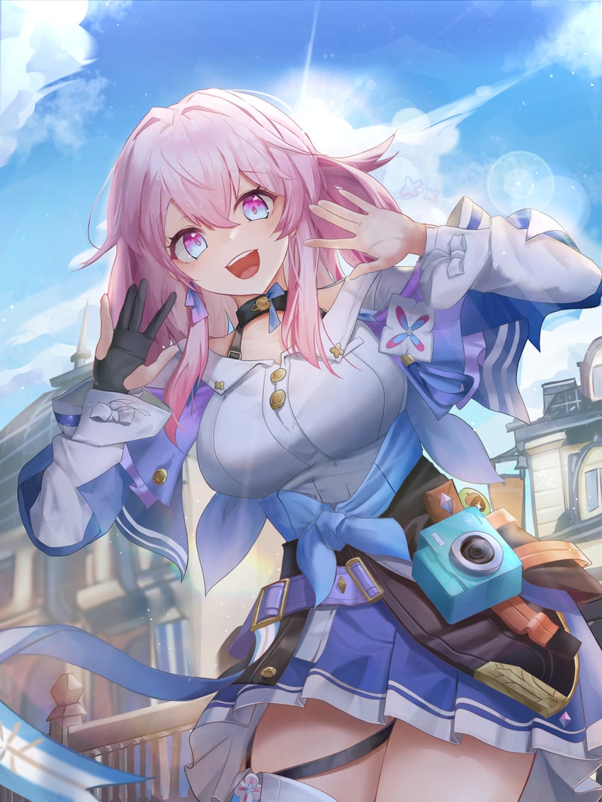 march 7th (honkai and 1 more) drawn by circle_0