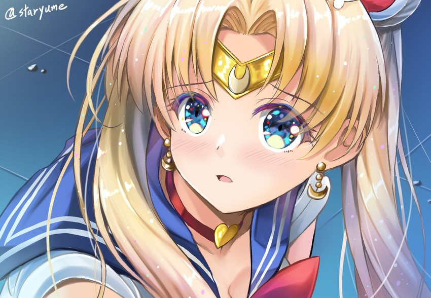 tsukino usagi and sailor moon (bishoujo senshi sailor moon and 1 more) drawn by staryume
