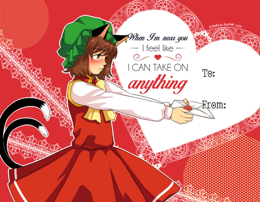 chen (touhou) drawn by veronica_campbell