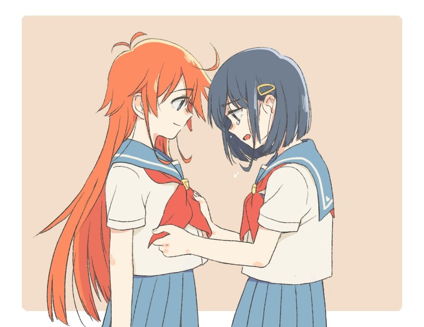 kokomine cocona and papika (flip flappers) drawn by rou_tiao
