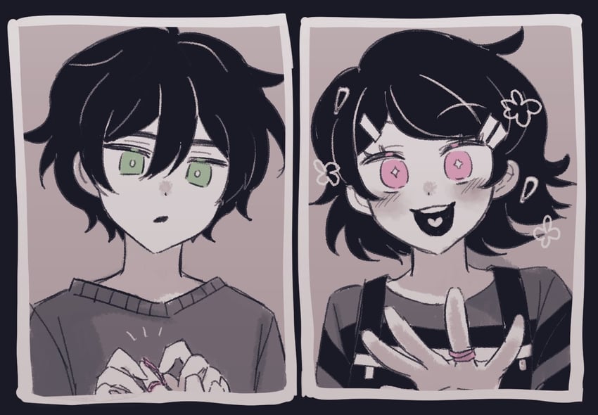 ashley graves and andrew graves (the coffin of andy and leyley) drawn by twintail_zzang