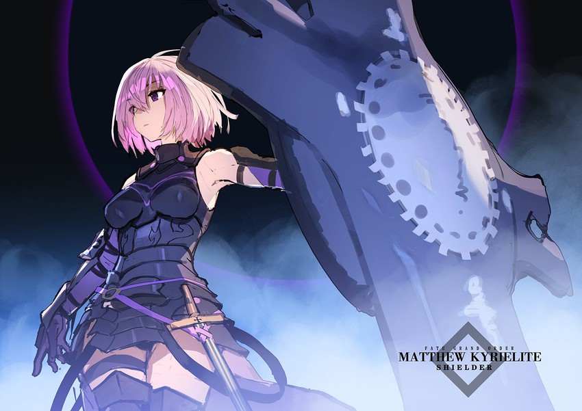 mash kyrielight (fate and 1 more) drawn by siqi_(miharuu)