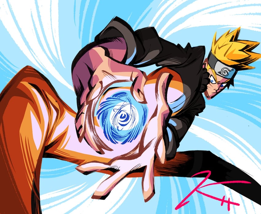uzumaki naruto (naruto and 1 more) drawn by krozhatch