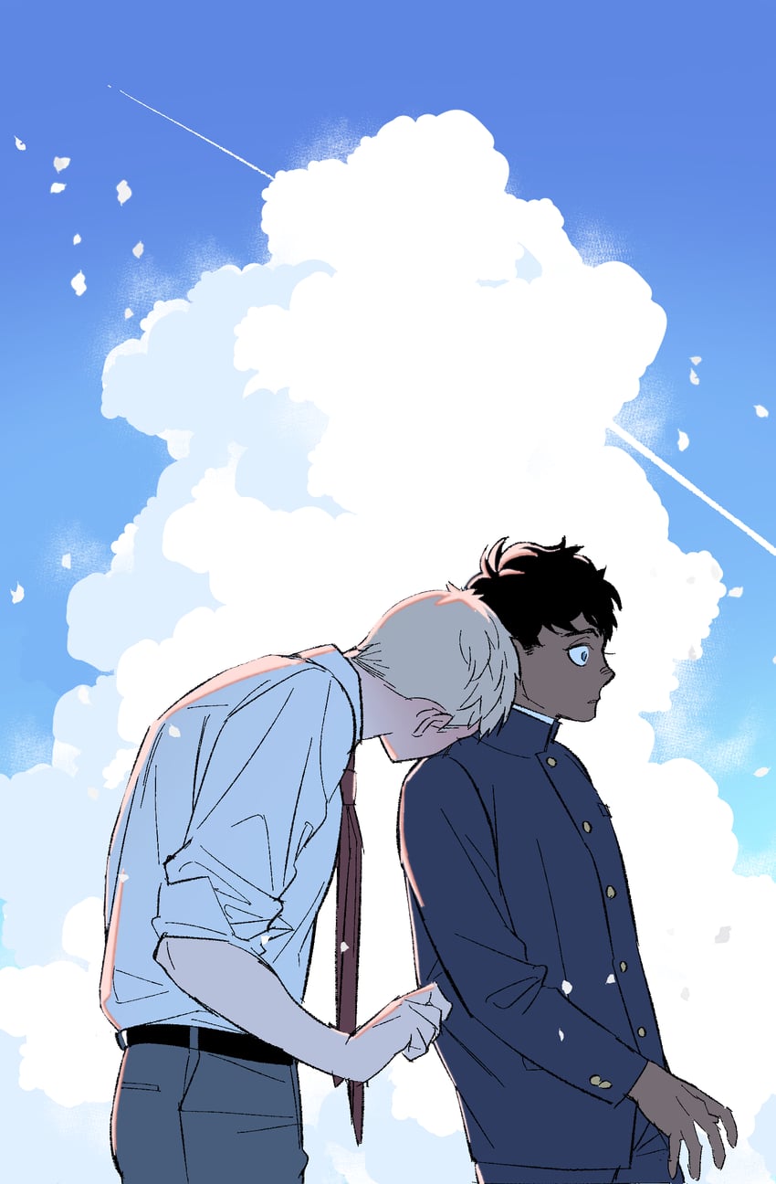 laios touden and kabru (dungeon meshi) drawn by daki_info