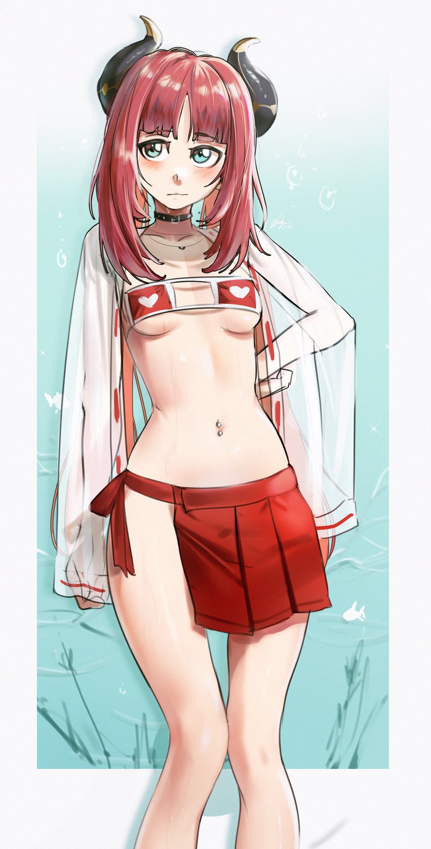 nilou (genshin impact) drawn by waligner
