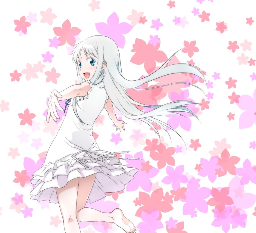 honma meiko (ano hi mita hana no namae wo bokutachi wa mada shiranai.) drawn by ekra