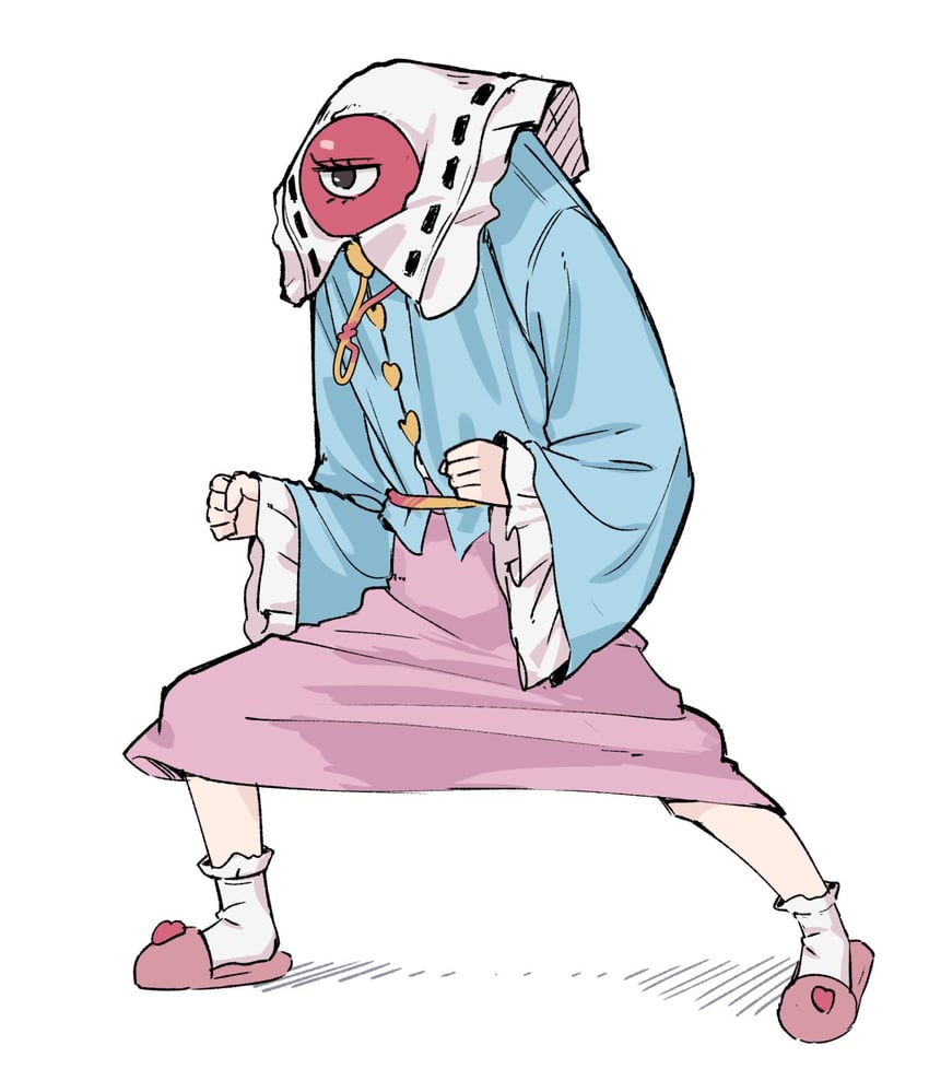 komeiji satori and yellow devil (touhou and 2 more) drawn by kanpa_(campagne_9)