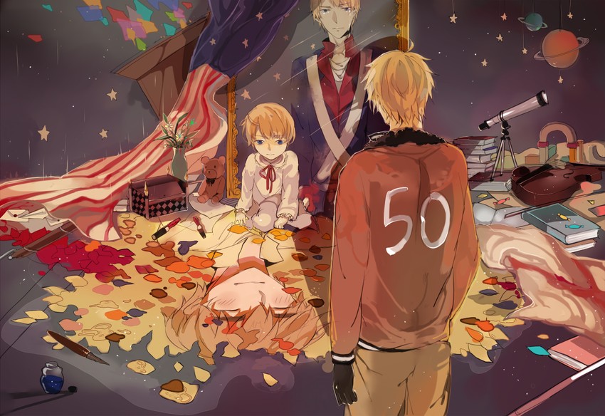 america and united kingdom (axis powers hetalia) drawn by lvycqt