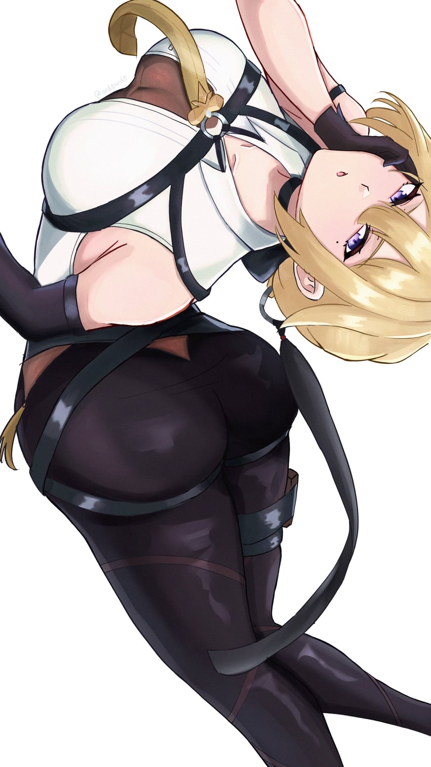 evelyn chevalier (zenless zone zero) drawn by and0ando