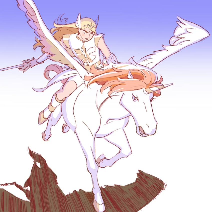adora (she-ra and the princesses of power) drawn by 55bata6rou