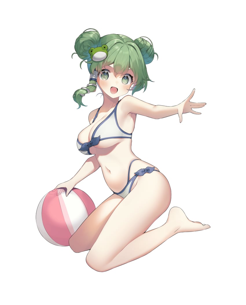 kochiya sanae (touhou and 1 more) drawn by usamata