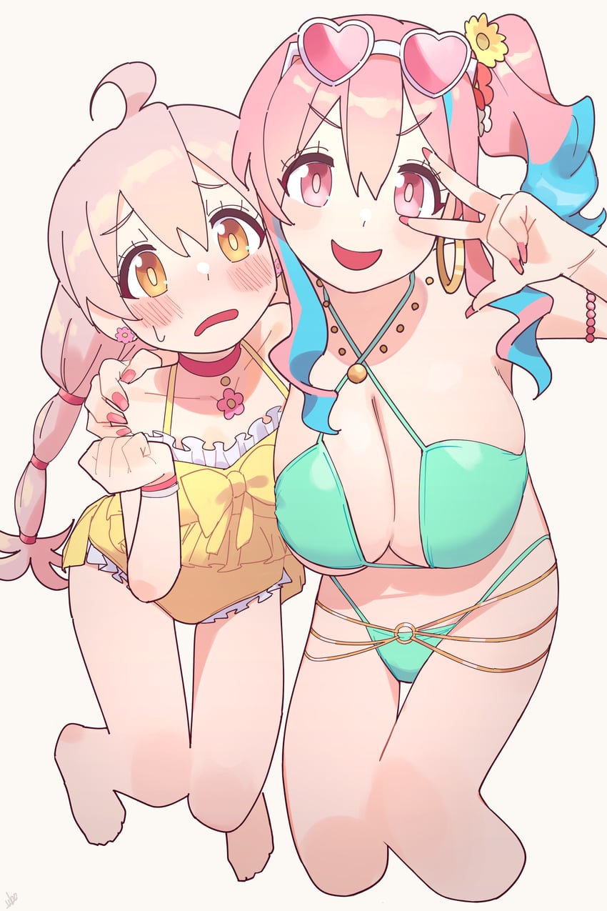 oyama mahiro and hozuki kaede (onii-chan wa oshimai!) drawn by ubo_(ubo_tales)