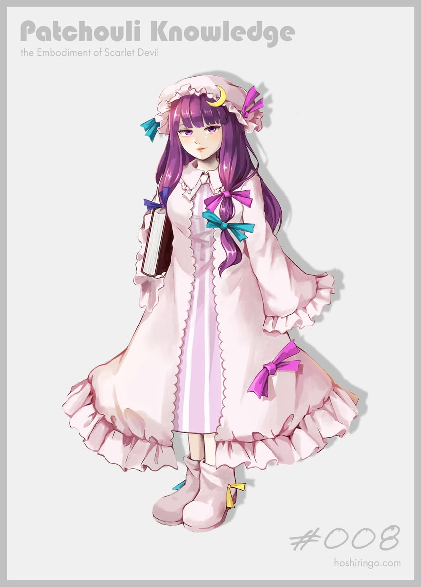 patchouli knowledge (touhou and 1 more) drawn by hoshiringo0902