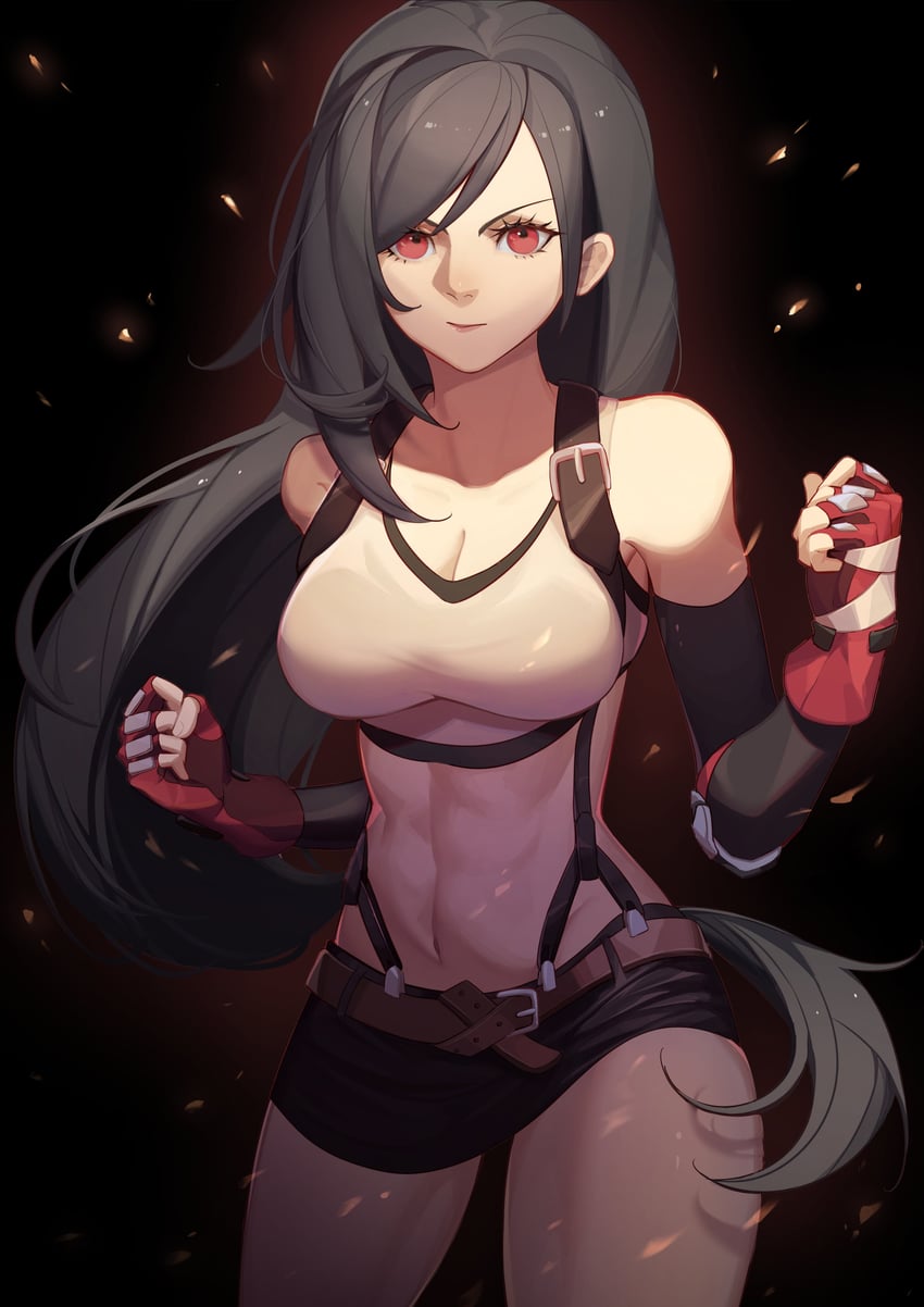 tifa lockhart (final fantasy and 2 more) drawn by whither_laws