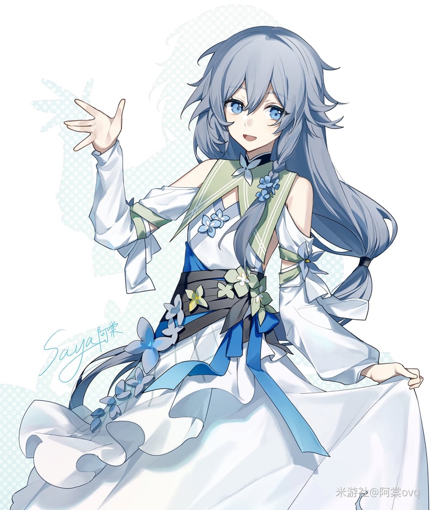 fu hua (honkai and 1 more) drawn by saya_atang