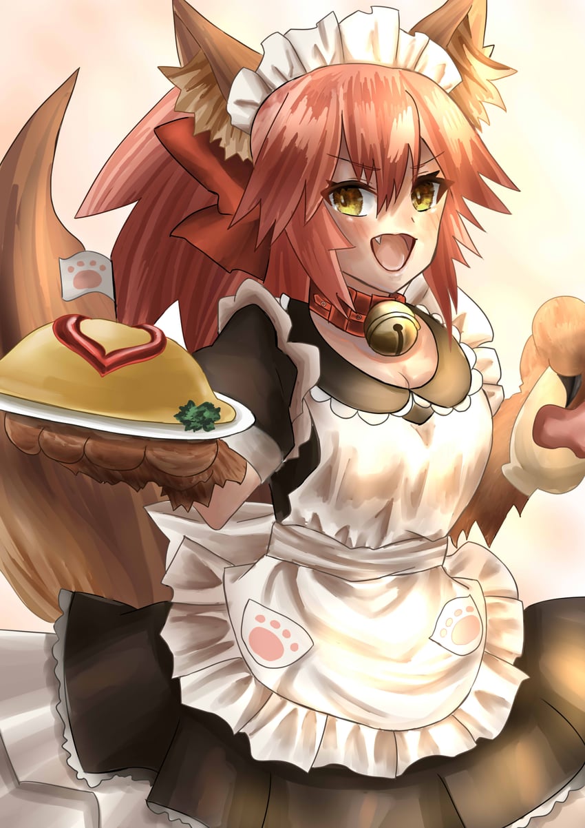 tamamo and tamamo cat (fate and 1 more) drawn by suna_ika