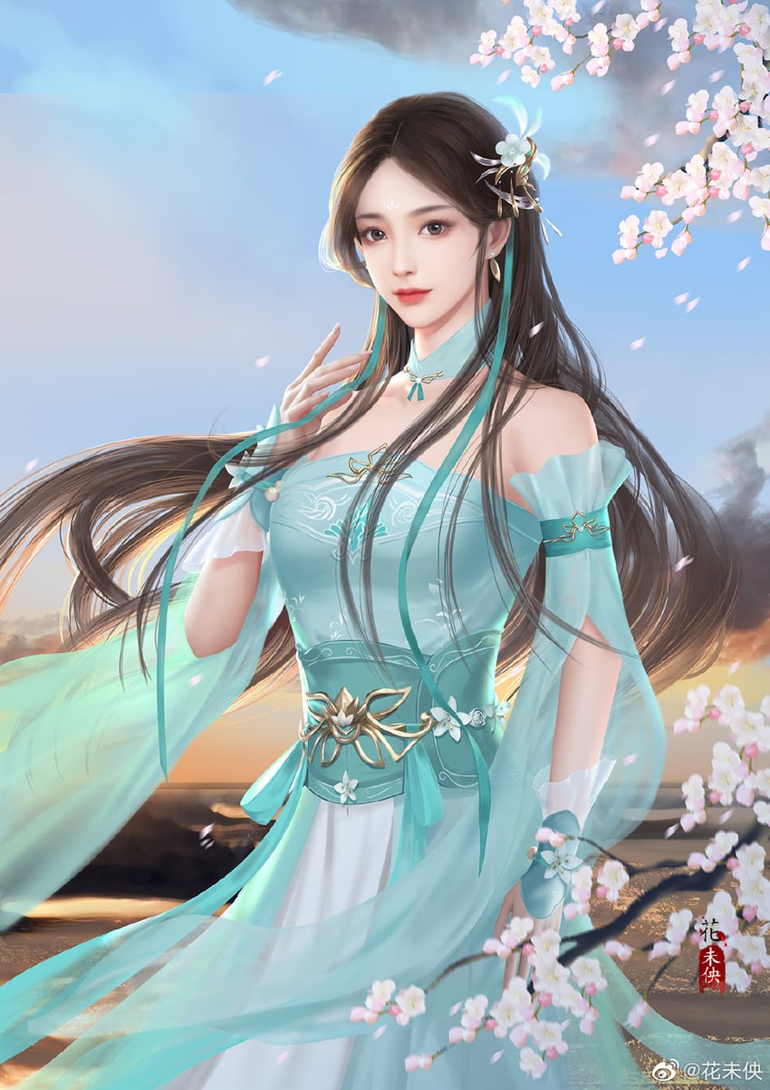 gu xun er (doupo cangqiong) drawn by hua_wei_yang