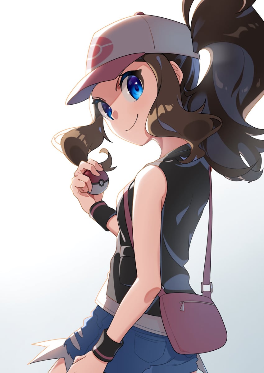hilda (pokemon and 1 more) drawn by omochi_(omotimotittona3)