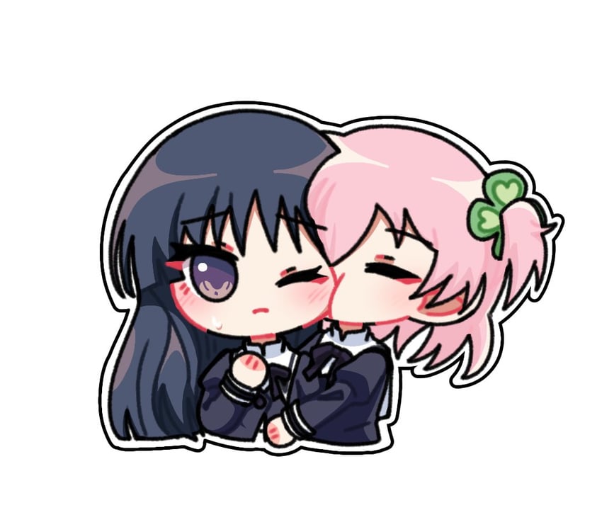hitotsuyanagi riri and shirai yuyu (assault lily) drawn by yui_(yui1115_)