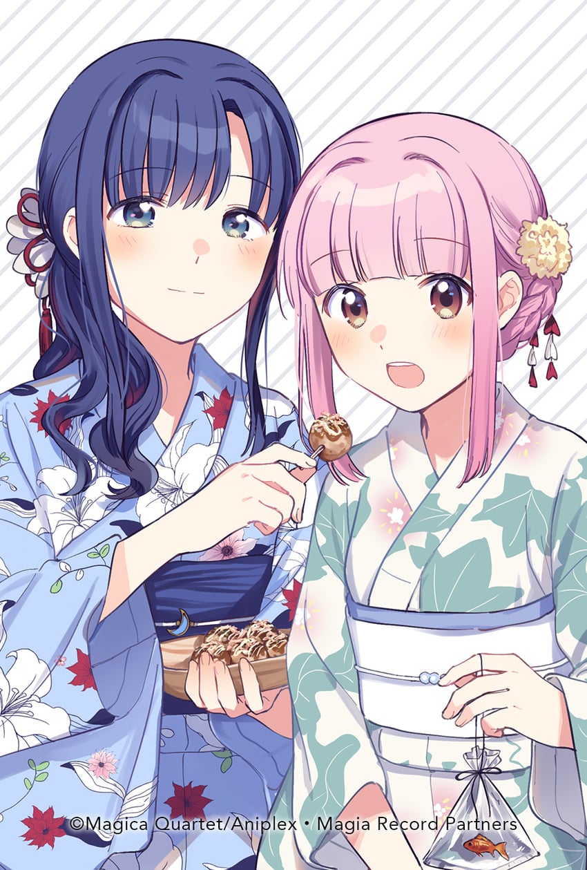 tamaki iroha and nanami yachiyo (mahou shoujo madoka magica and 1 more) drawn by fuji_fujino