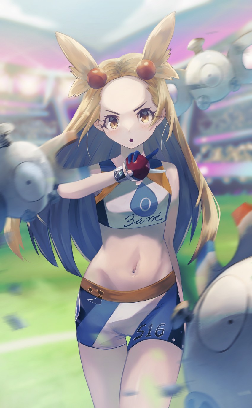 nessa, magnemite, and jasmine (pokemon and 2 more) drawn by almico