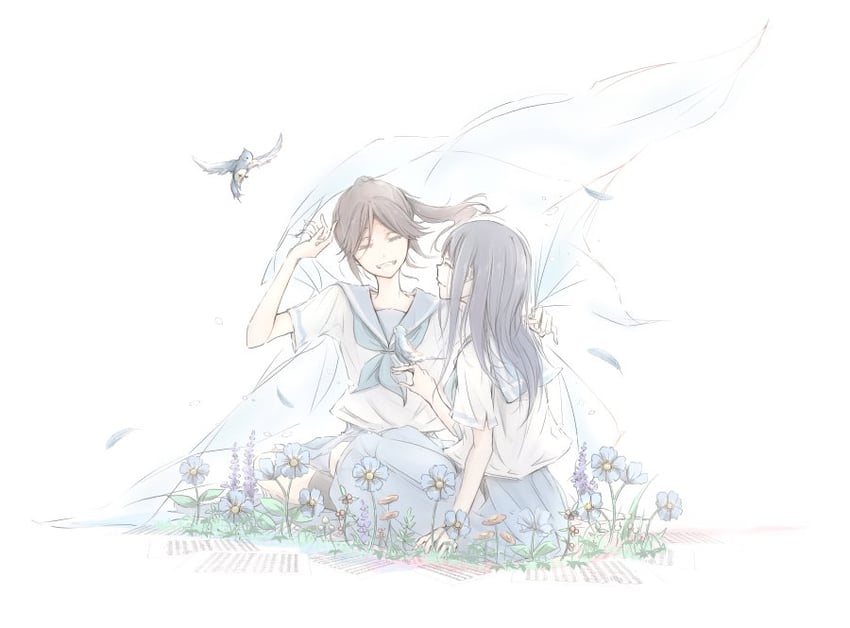 yoroizuka mizore and kasaki nozomi (hibike! euphonium and 1 more) drawn by kuroda_(geometry_dogs)