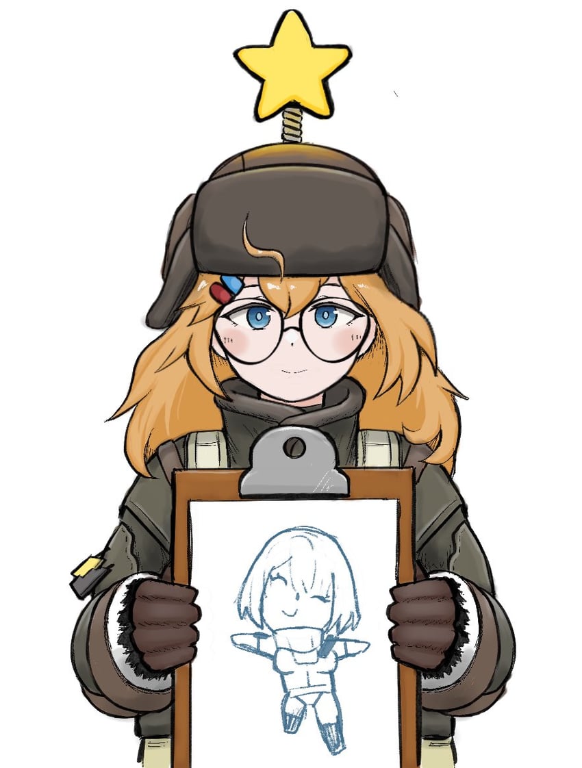 sensei, doodle sensei, female commander, wkp, and littara (blue archive and 2 more) drawn by zzorainov