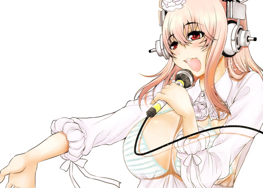 super sonico (nitroplus) drawn by niu_ju_(orange_bull)
