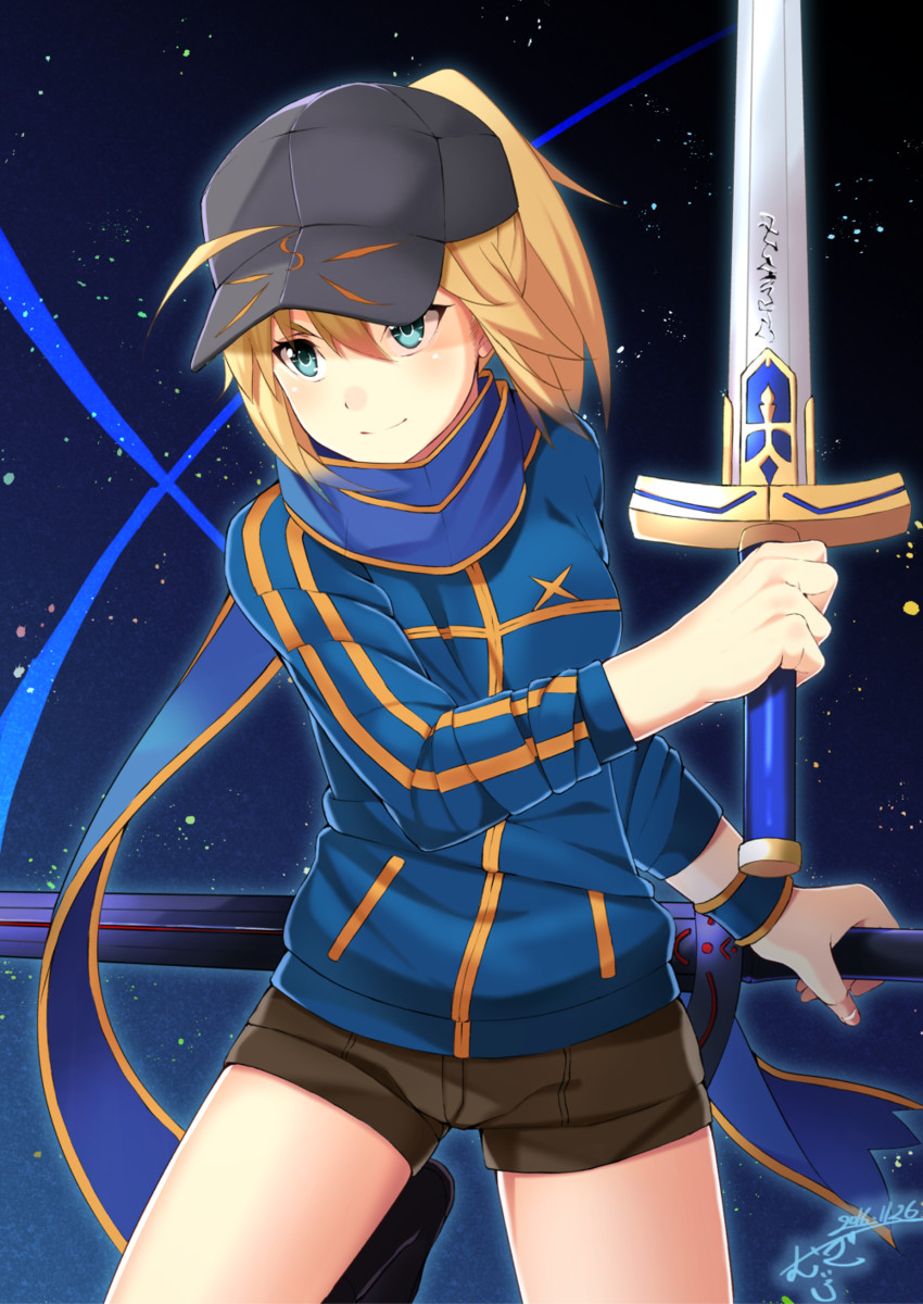 artoria pendragon and mysterious heroine x (fate and 1 more) drawn by mugipot