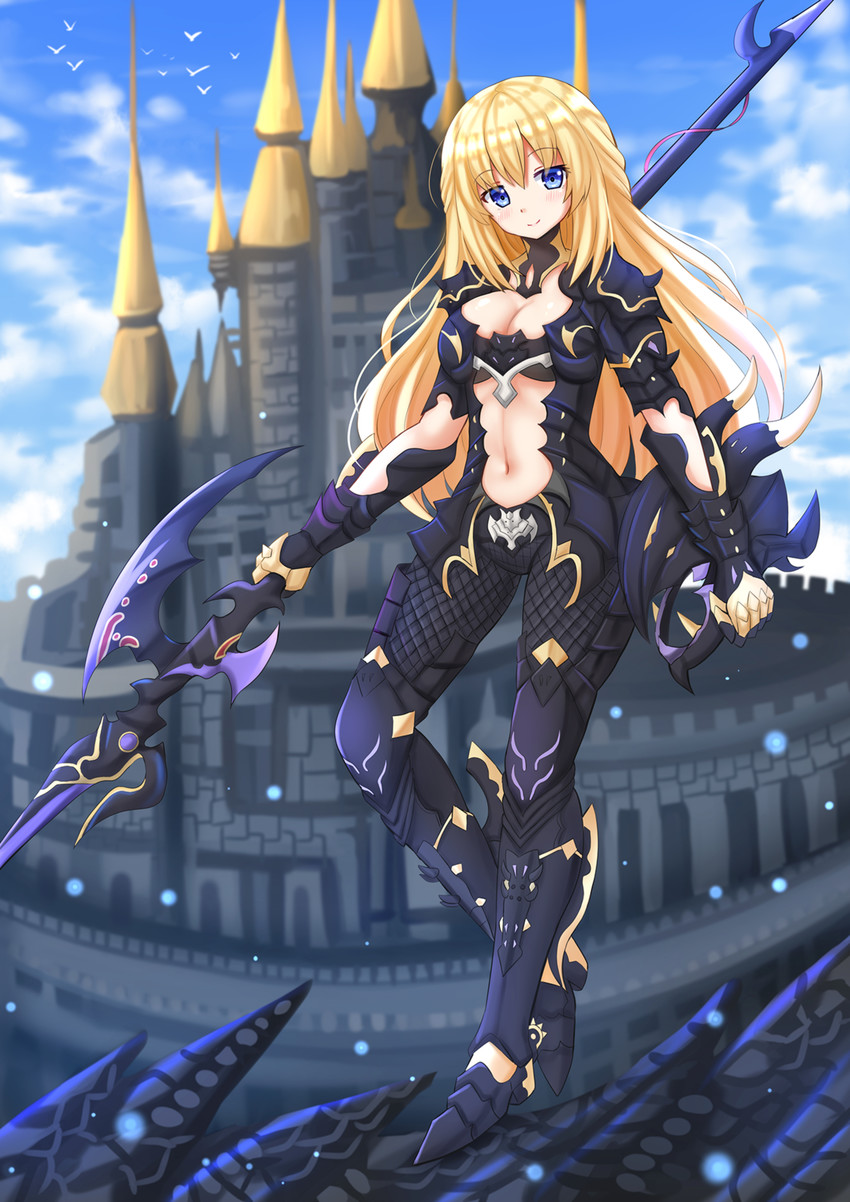 warrior of light, vert, and dragoon (final fantasy and 2 more) drawn by kazenokaze