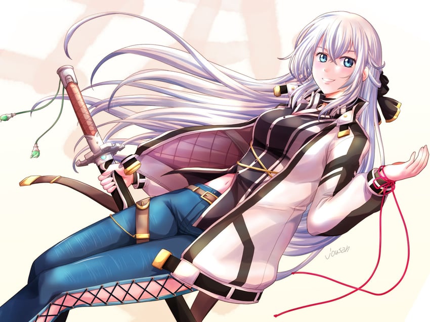 shizuna rem misurugi (eiyuu densetsu and 2 more) drawn by xiacheng_tatsuya