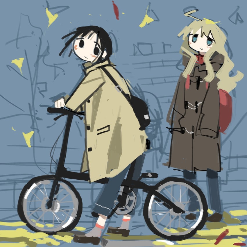 chito and yuuri (shoujo shuumatsu ryokou) drawn by tsukumizu_yuu