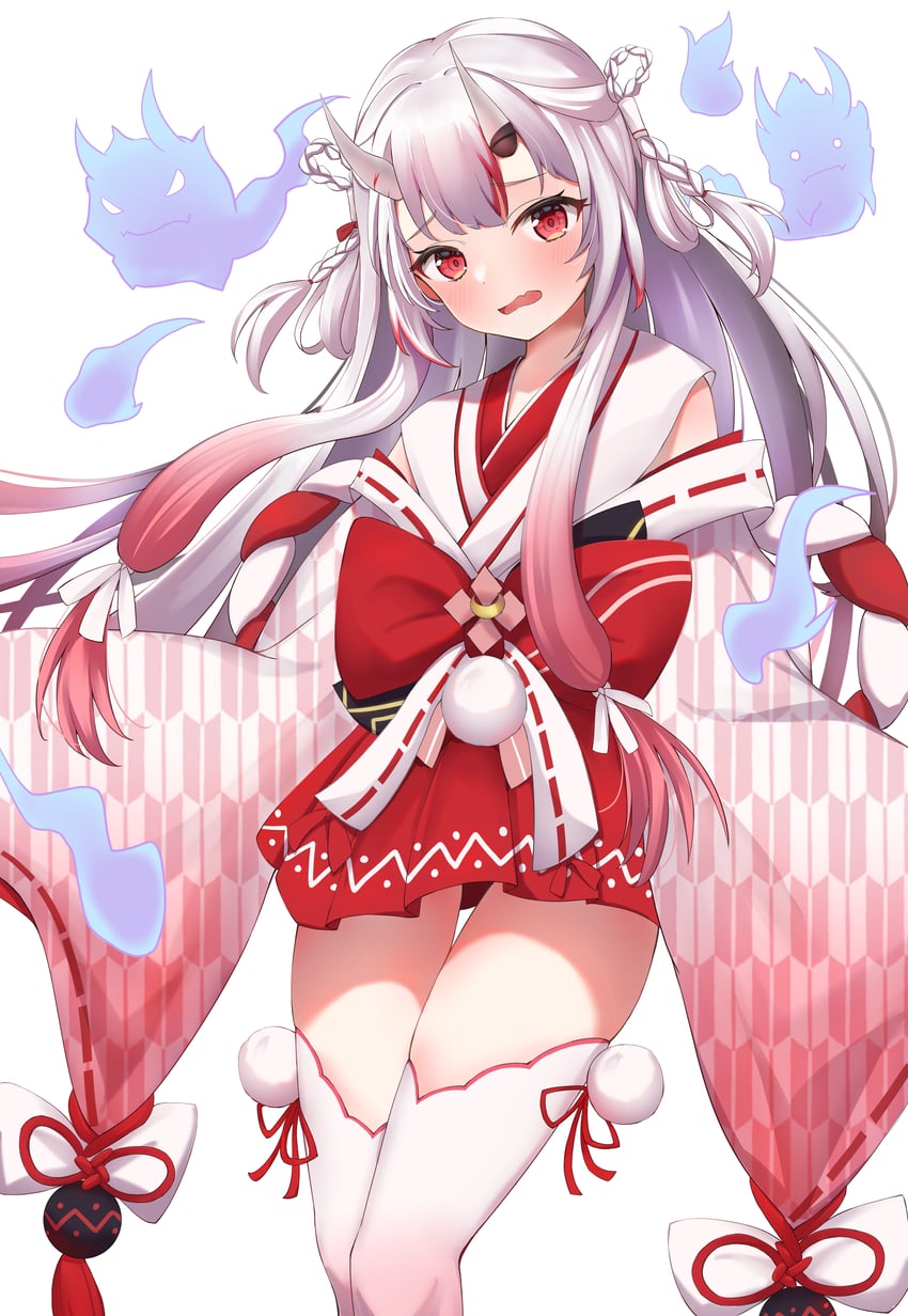 nakiri ayame, shiranui, and karma (hololive) drawn by p-tomi