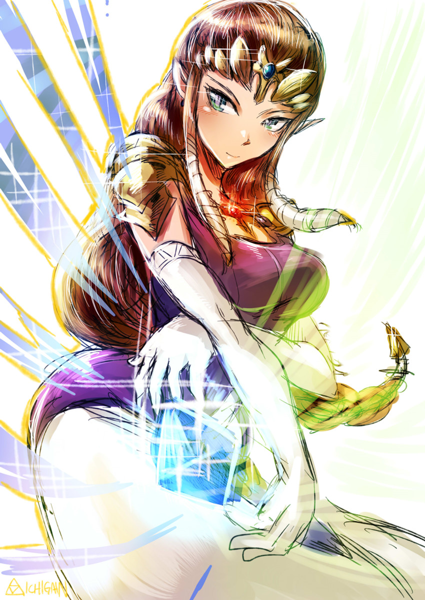 princess zelda (the legend of zelda and 1 more) drawn by ichigain