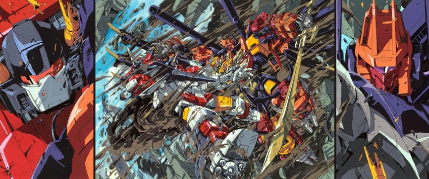 predaking and superion (transformers and 1 more) drawn by marble-v