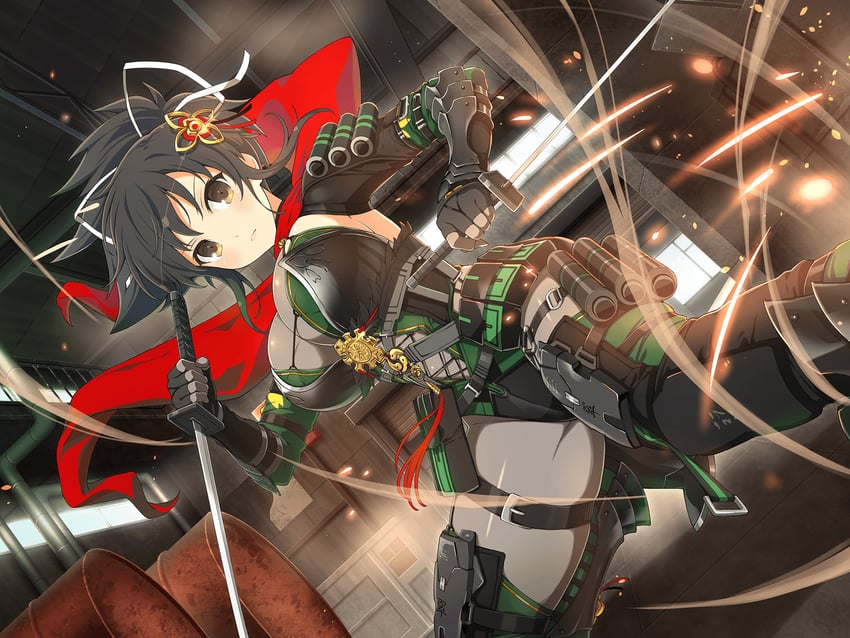 asuka (senran kagura and 2 more) drawn by yaegashi_nan
