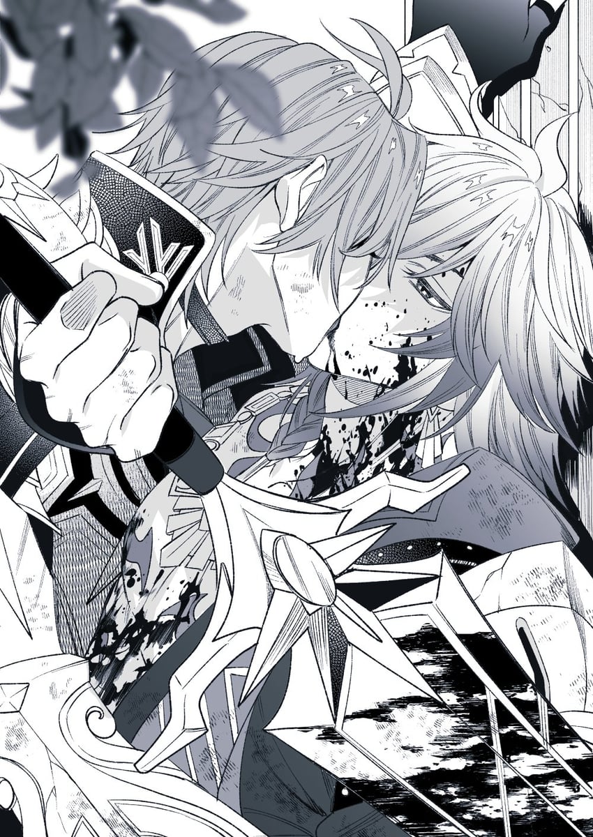 phainon and mydei (honkai and 1 more) drawn by wokome